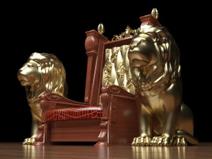 King Throne 3 - 4K 3D Model