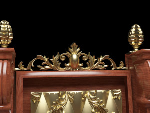 King Throne 3 - 4K 3D-Modell