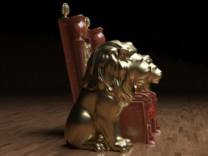 King Throne 3 - 4K 3D-Modell