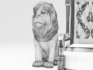 King Throne 3 - 4K 3D-Modell
