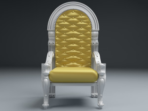 King Throne 4 - 4K 3D Model