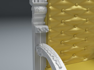 King Throne 4 - 4K 3D Model