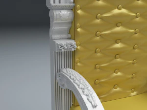 King Throne 4 - 4K 3D Model