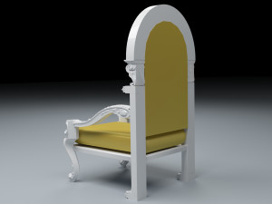 King Throne 4 - 4K 3D Model