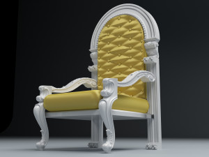 King Throne 4 - 4K 3D Model