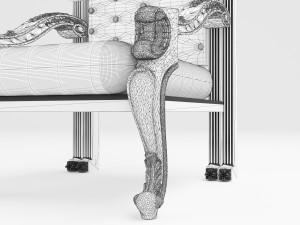 King Throne 4 - 4K 3D Model