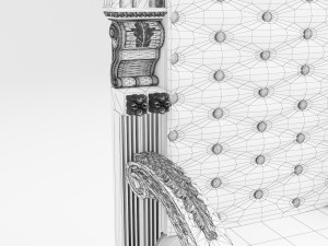 King Throne 4 - 4K 3D Model