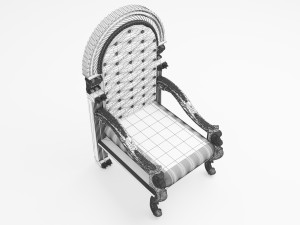 King Throne 4 - 4K 3D Model
