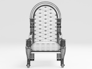 King Throne 4 - 4K 3D Model