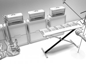 Band Version 3D Model