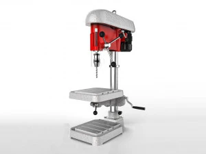 Drill Machine All Parts 3D Model