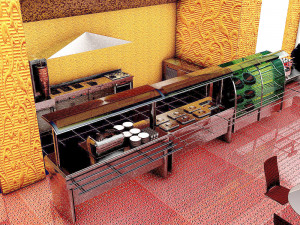 Cafeteria Modèle 3D