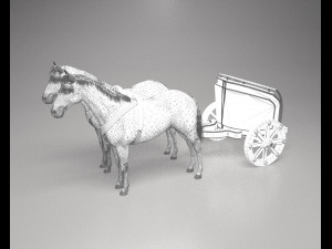 Roman War Chariot 3D Model