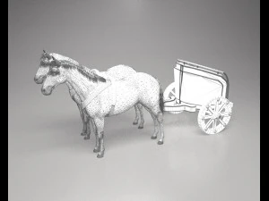 Roman War Chariot 3D Model