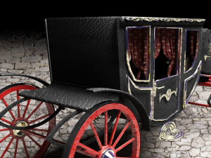 Luxury Horse Carriage 3D Модель