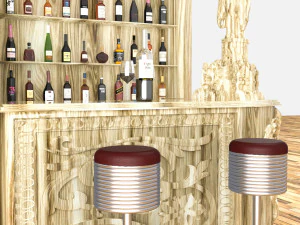 American Bar 3 3D Model