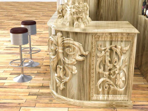 American Bar 3 3D Model