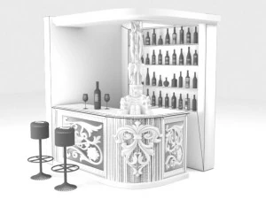 American Bar 3 3D Model