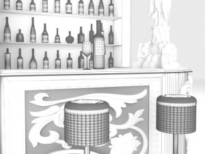 American Bar 3 3D Model