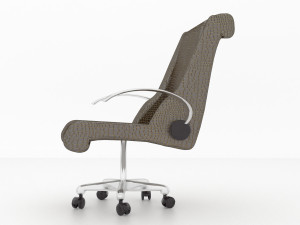 Leather Office Chair 4K 3D Модель