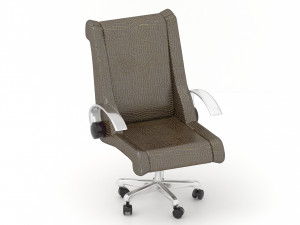 Leather Office Chair 4K 3D Модель