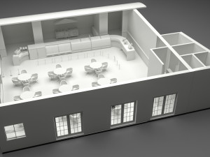 Restaurant Model 3D