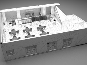Restaurant Model 3D