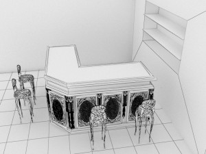 American Bar 4 Model 3D
