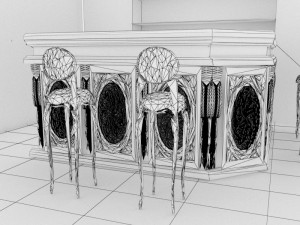 American Bar 4 Model 3D