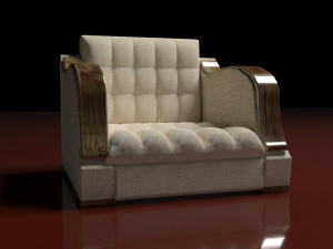 Armchair 3D Model
