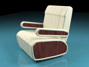 Armchair Barbosa 3D Model