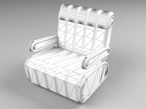 Armchair Barbosa 3D Model