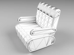 Armchair Barbosa 3D Model