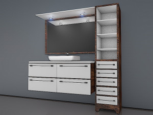 Bathroom Cabinet 3D Model