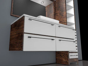 Bathroom Cabinet 3D Model