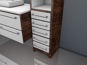 Bathroom Cabinet Model 3D