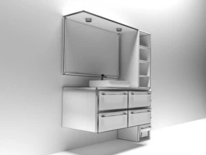 Bathroom Cabinet 3D Model