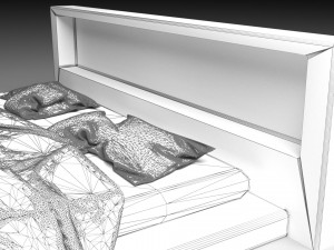 Bed Japan Style 3D मॉडल