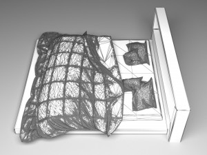 Bed Japan Style 3D मॉडल