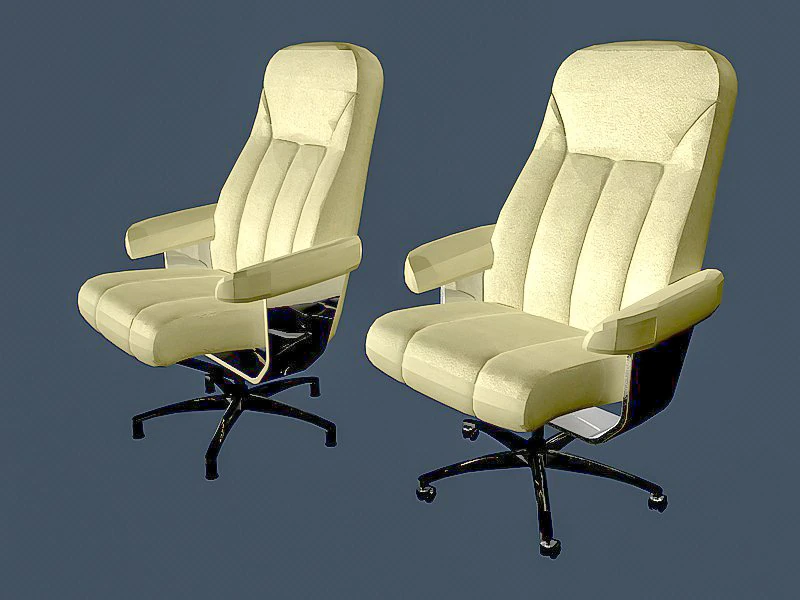 Boss Office Chair 5 3D Model .c4d .max .obj .3ds .fbx .stl .blend 