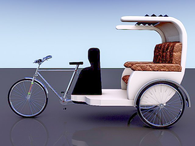 Rickshaw bike store