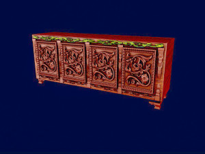 Classic Dining Room Set Modelo 3D