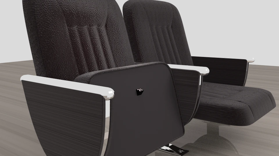 Conference Chair 3D Model .c4d .max .obj .3ds .fbx .stl .blend 