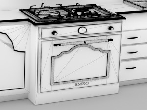 Country Kitchen Model 3D