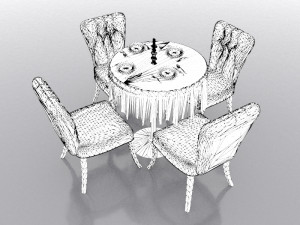 Dining Table 3D 模型