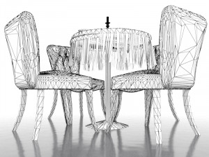 Dining Table 3D 模型
