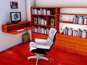 Home Office 3D Model