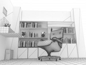 Home Office 3D Model