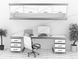 Home Office 2 3D Model