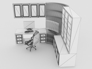 Home Office 3 3D Model